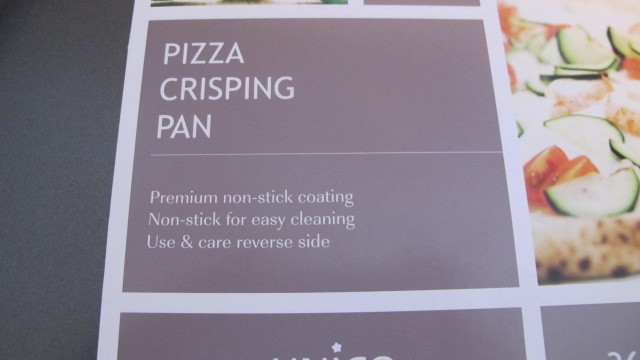 Pizza Crisping Pan. Nonstick. 14". New.