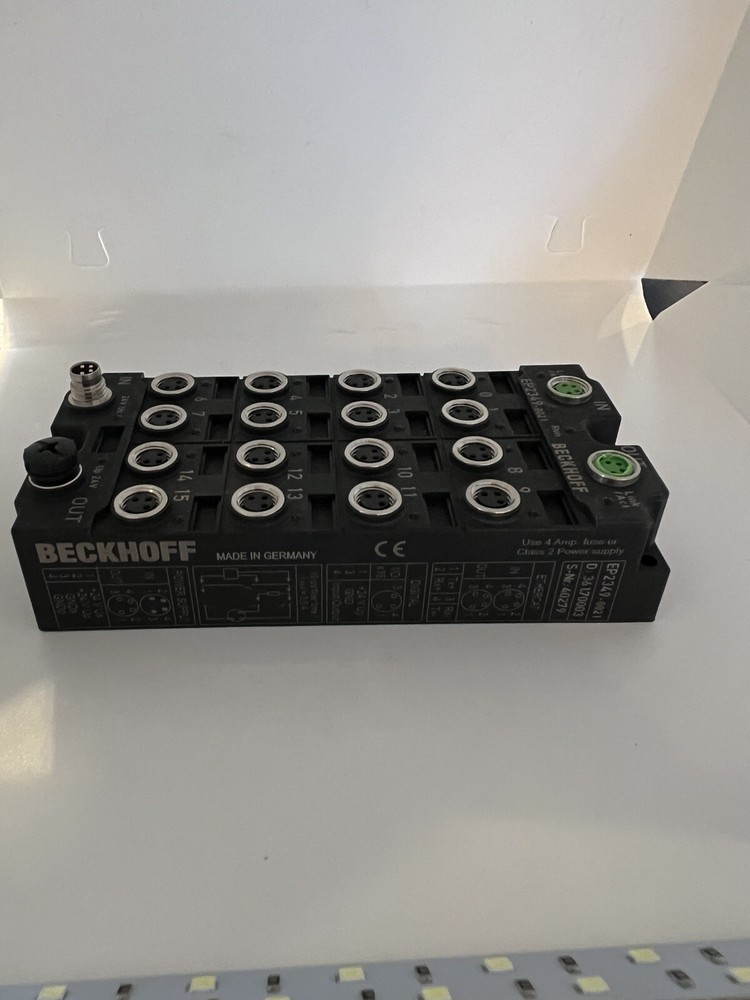 Beckhoff EP2349-0021 Ethercat 16-Ch Input/Output Module - NEW - Free Shipping