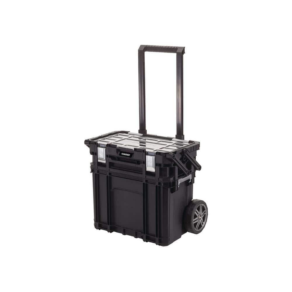 Husky Small Parts Tool Organizer Storage Hardware Case 22-Compartment Plastic