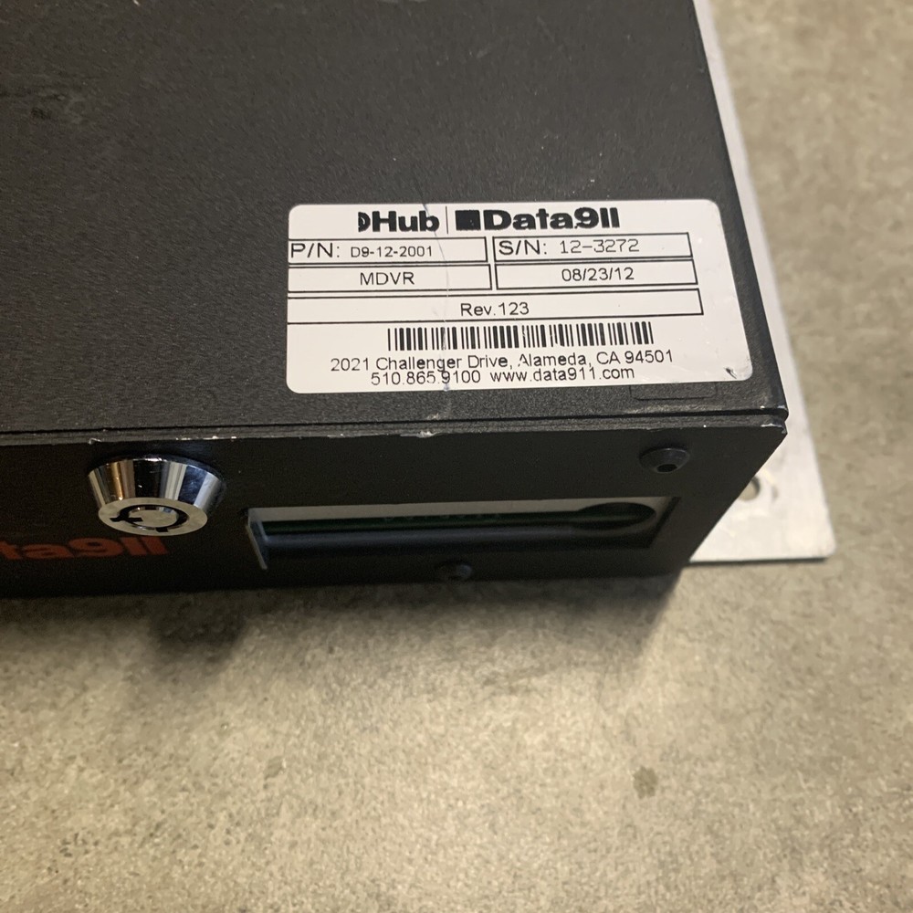 Hub-Data911 D9-12-2001 MDVR Mobile Dashcam Video Recorder