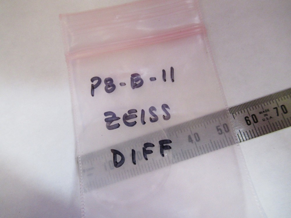 ZEISS GERMANY GLASS FILTER DIFFUSER MICROSCOPE PART AS PICTURED P8-B-11