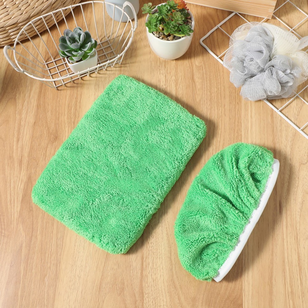 6 Pcs Fiber Mop Pad Power Refills Replacement Cloth Accessory