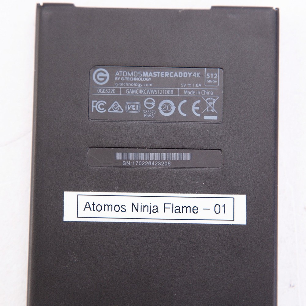 G-Technology Atomos 512GB 4K Master Caddy SSD Solid State Drive - SKU#1969817