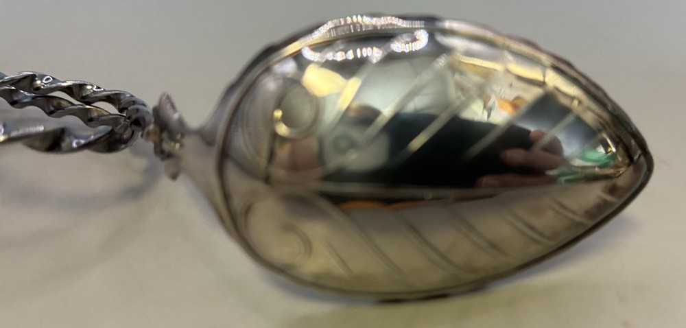 Two Mid-Century Norwegian 830 Silver Caddy Spoons