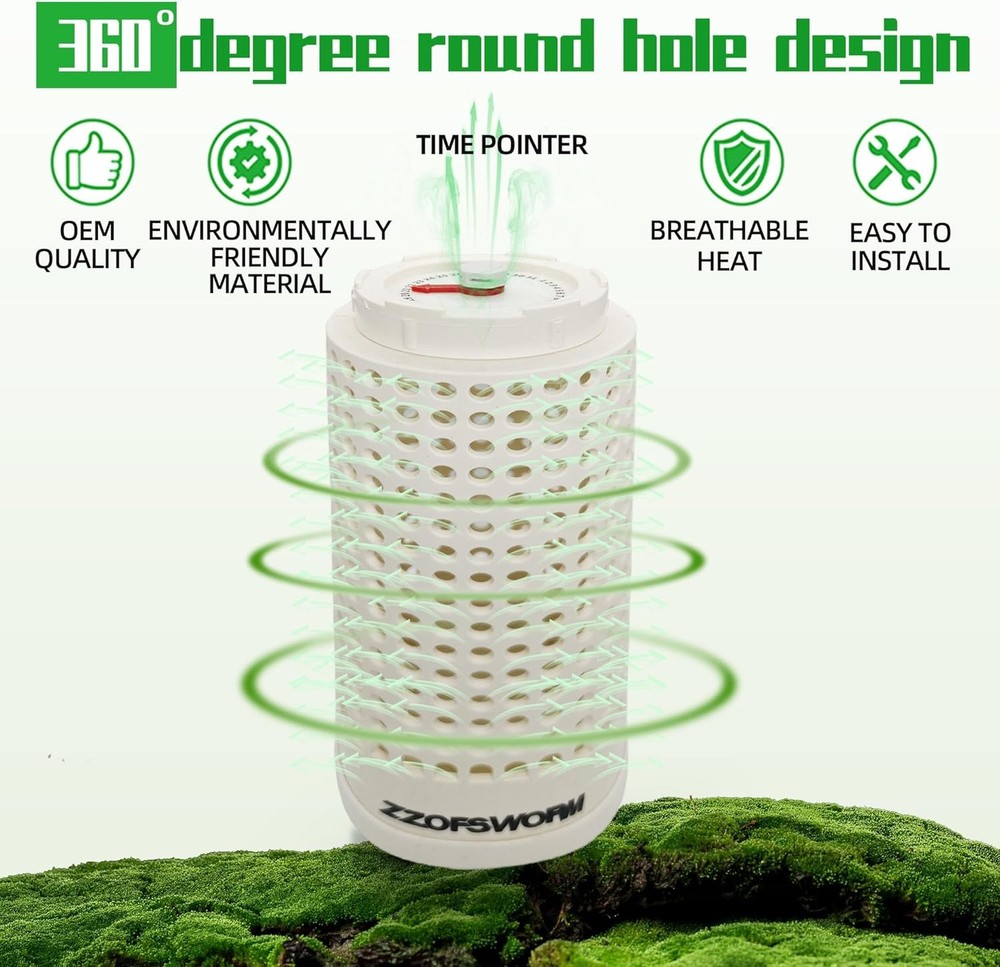 Inground Worm Farm Compost Bin Outdoor with Time Pointer for Composting System D