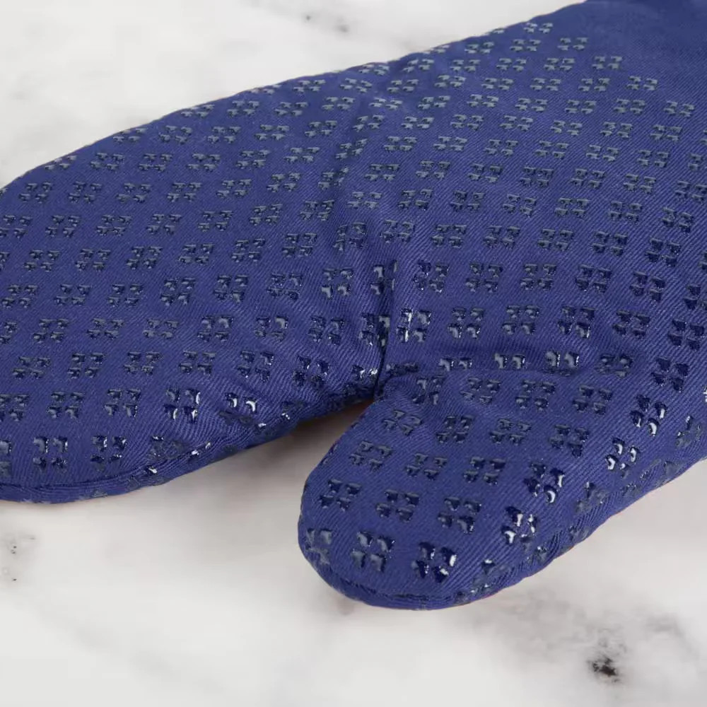 KitchenAid Asteroid Silicone Grip Oven Mitt Set Cobalt Blue 2-Pack