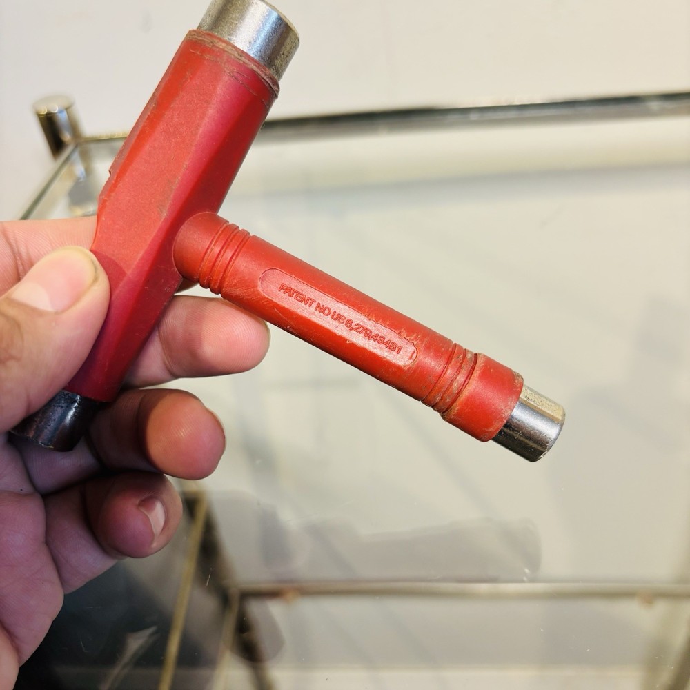UNIT Multi-Functional All Purpose Skate Skateboard Tool - RED