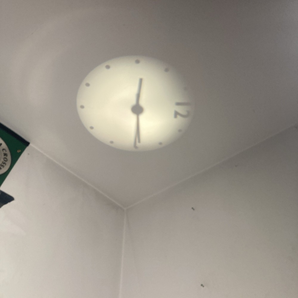 Vintage Time beam Microsweep World 1st Sweep Second Projecting Clock - WORKS