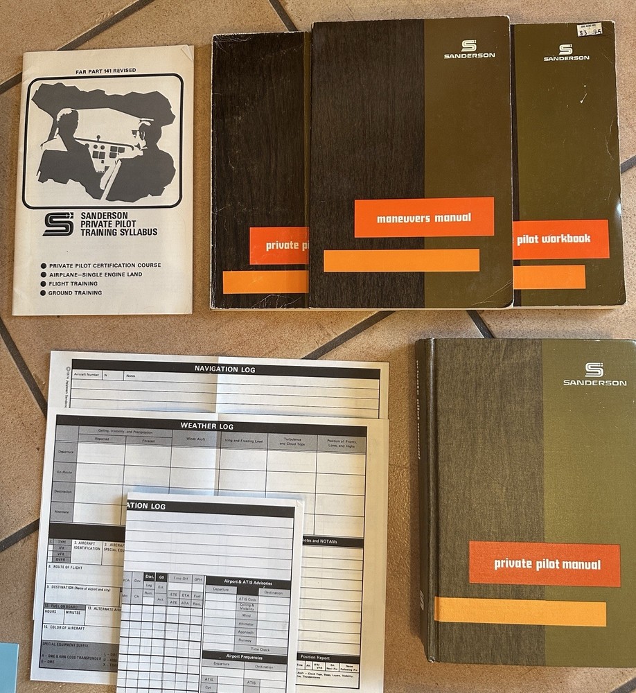 Jeppesen Sanderson Private Pilot Flight Training System Kit & Bag