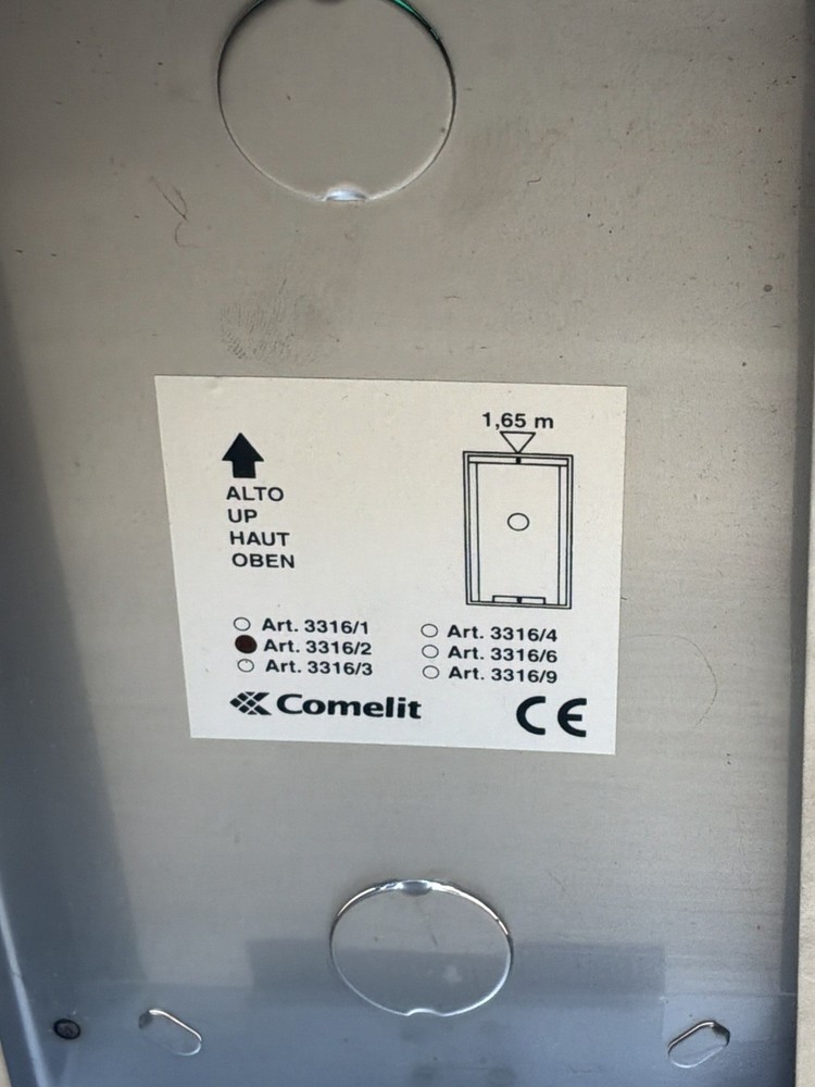 Comelit 3316/2 Intercom Back Box Intercom Surface Mounted Box/JUA3078