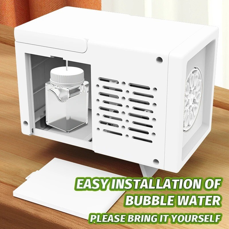 10 Hole Fully Automatic Bubble Blowing Handheld Electric Bubble Machine Toy Outd