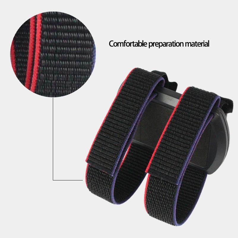 For Vision Pro VR Headset Battery Back Tie Strap Mobile Power Supply Strap Set