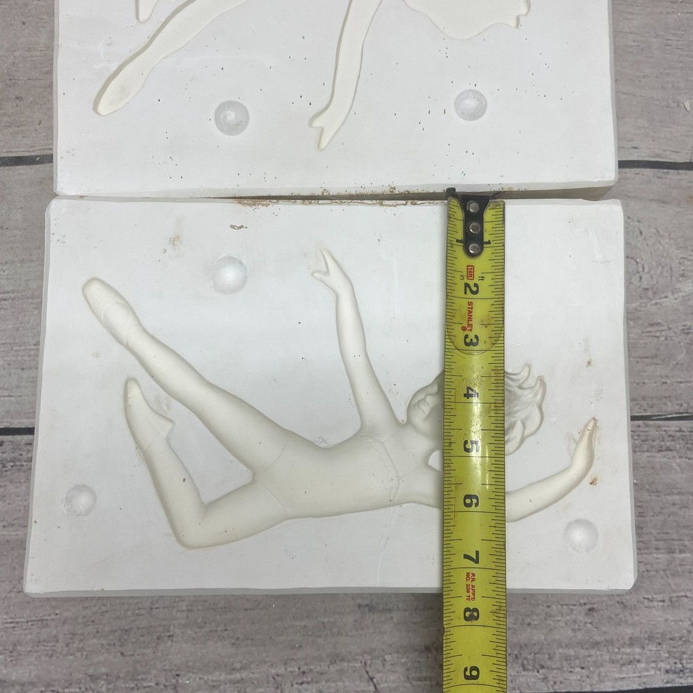 Ferns Ceramic Casting Mold Ballet Dancer Figure