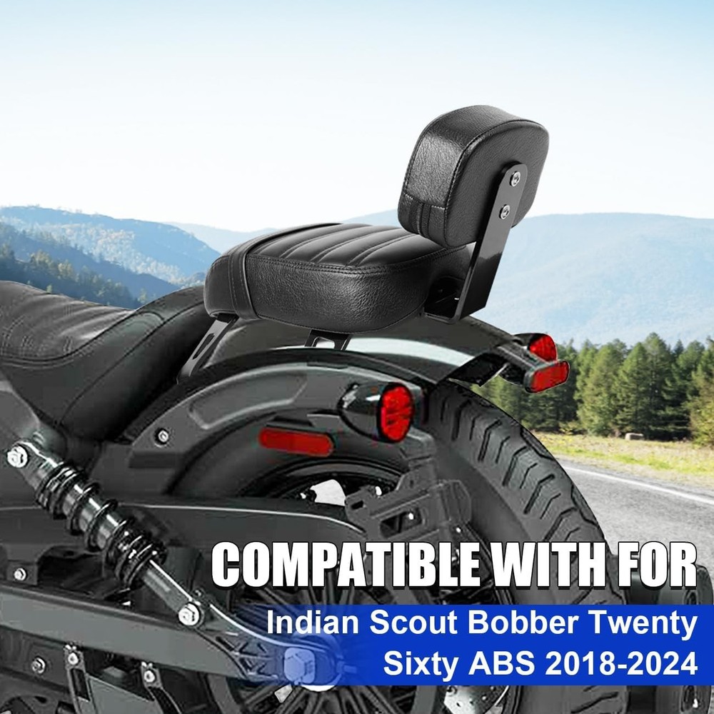 Indian Scout Bobber Backrest Pad 2018 2024