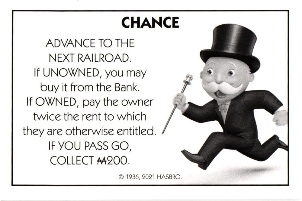 Monopoly Card Chance
