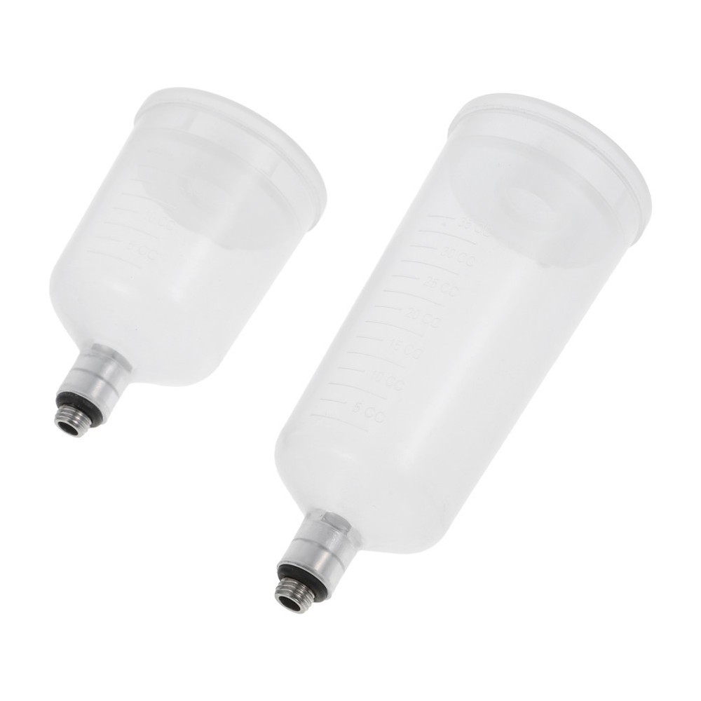 2 Pack Airbrush Container Set Pot Replaceable Spray Paint Cup Bottles