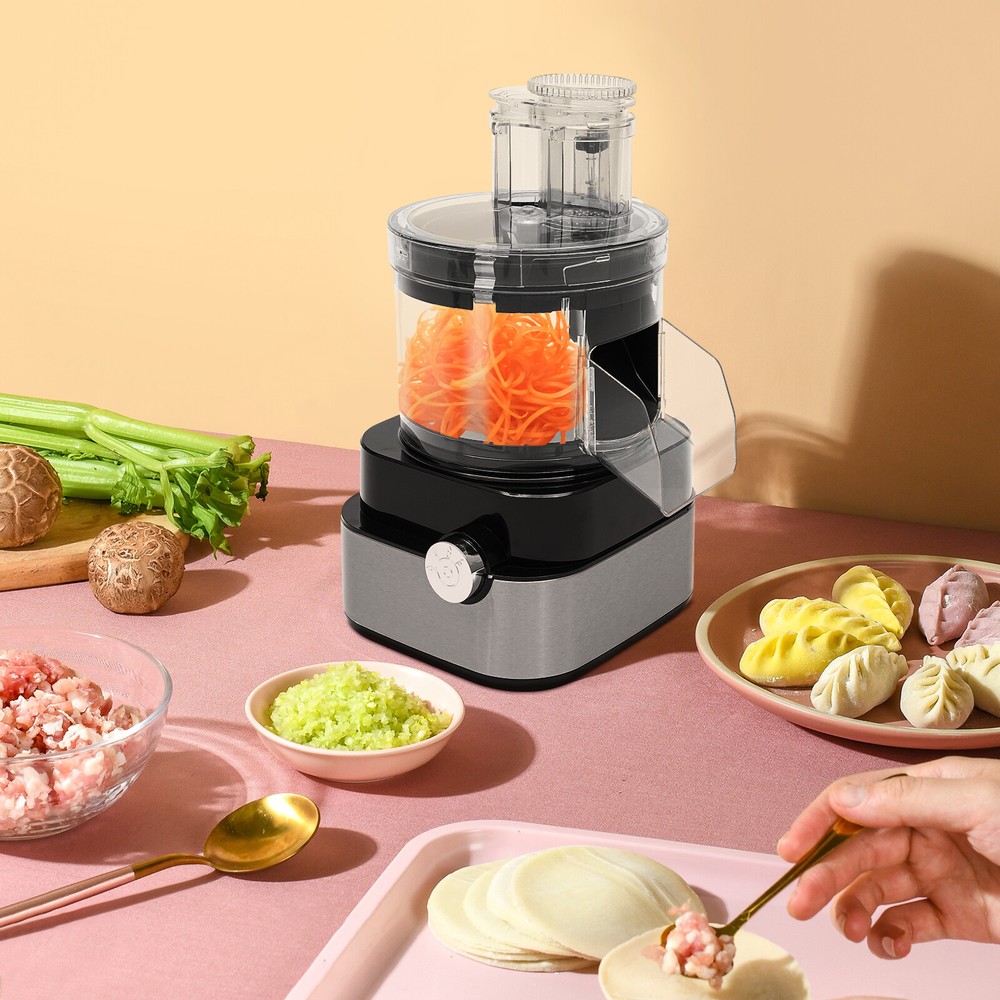 Commercial Electric Vegetable Cutter Food Processor 4 Discs Vegetable Processor
