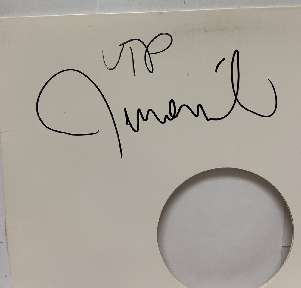 Juvenile SIGNED BLANK RECORD SLEEVE 2016, NO RECORD INCLUDED