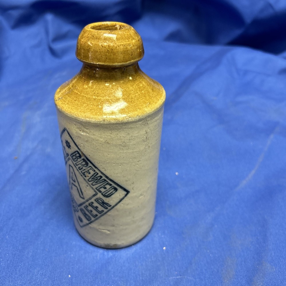 Antique Double Brewed A Ginger Beer Bottle