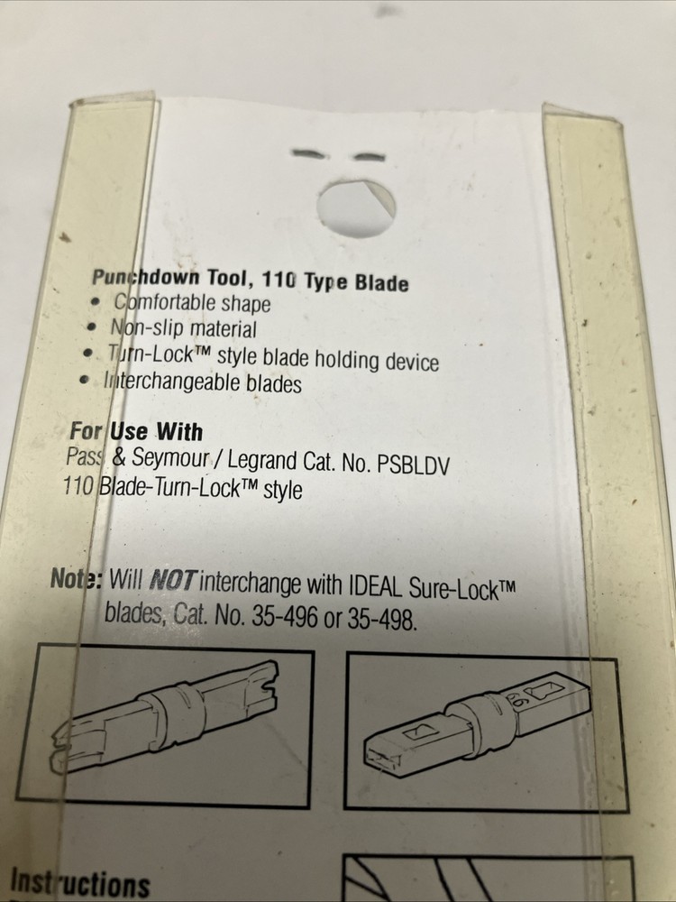 Pass & Seymour Impact Punchdown Tool 110 Type Blade