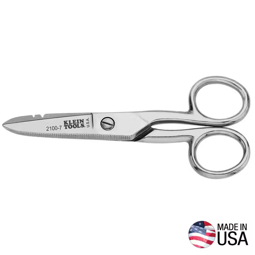 Electrician'S Scissors, Nickel Plated