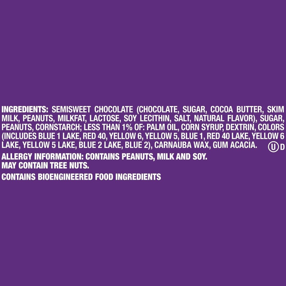 M&M's Peanut Dark Chocolate Candy – Sharing Size, 9.4 oz Bag