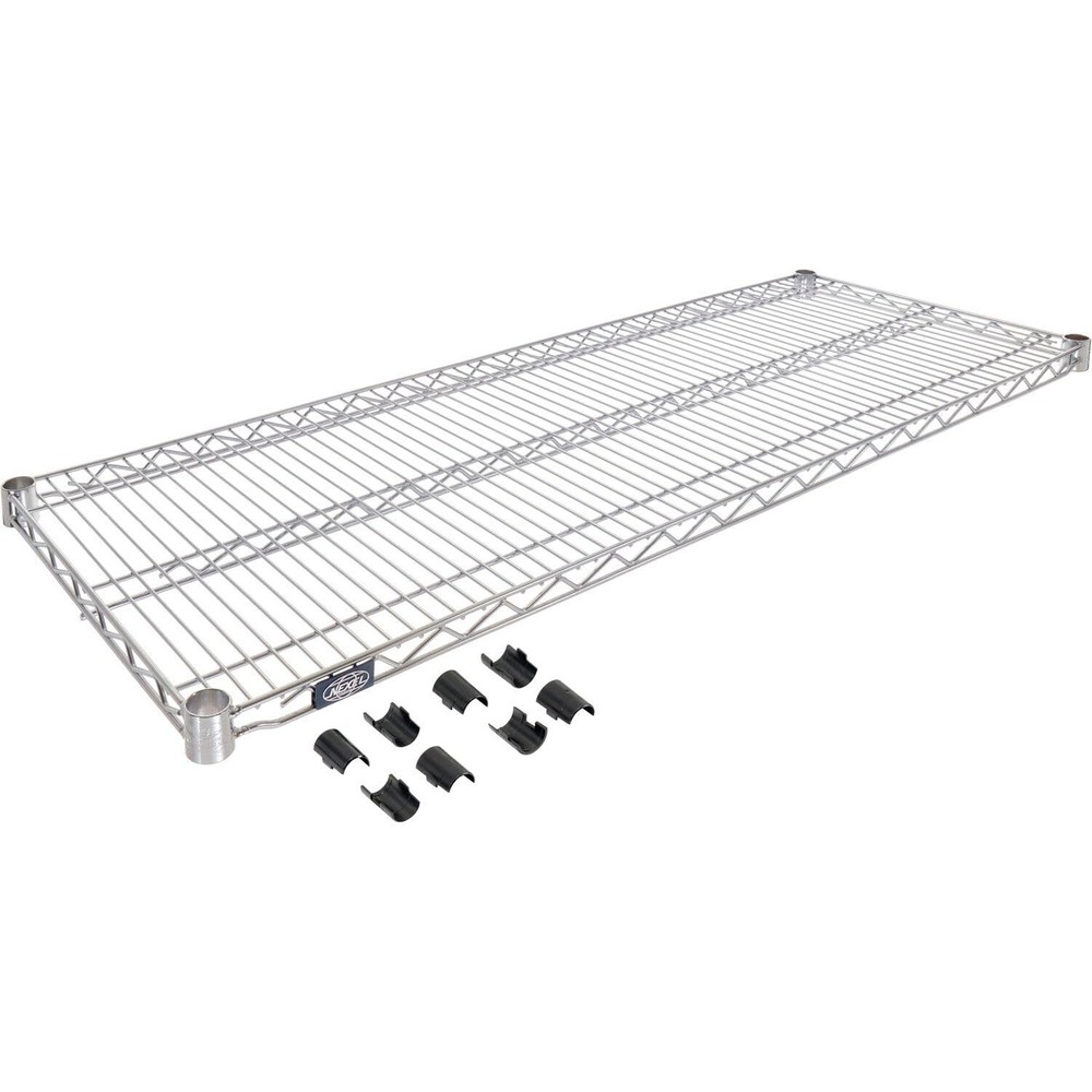 Nexel Chrome Wire Shelf w/Clips 48"W x 18"D