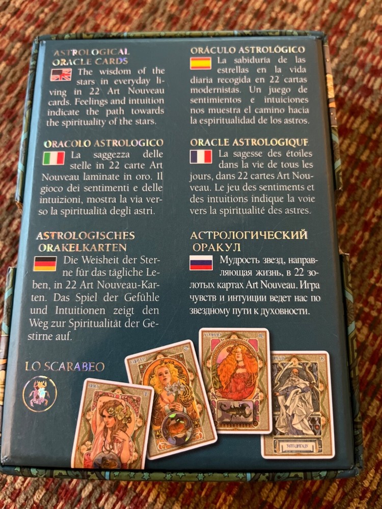 Tarot Astrological Oracle Cards 22 Card Set