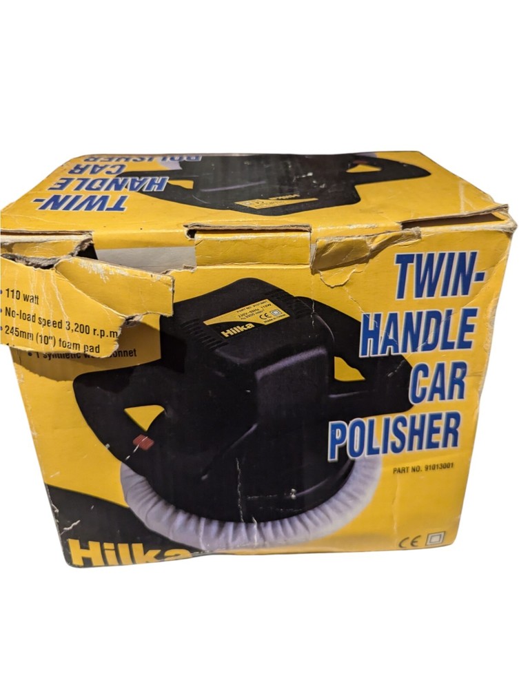 Hilka Twin Handled Car Polisher Boxed With Instructions