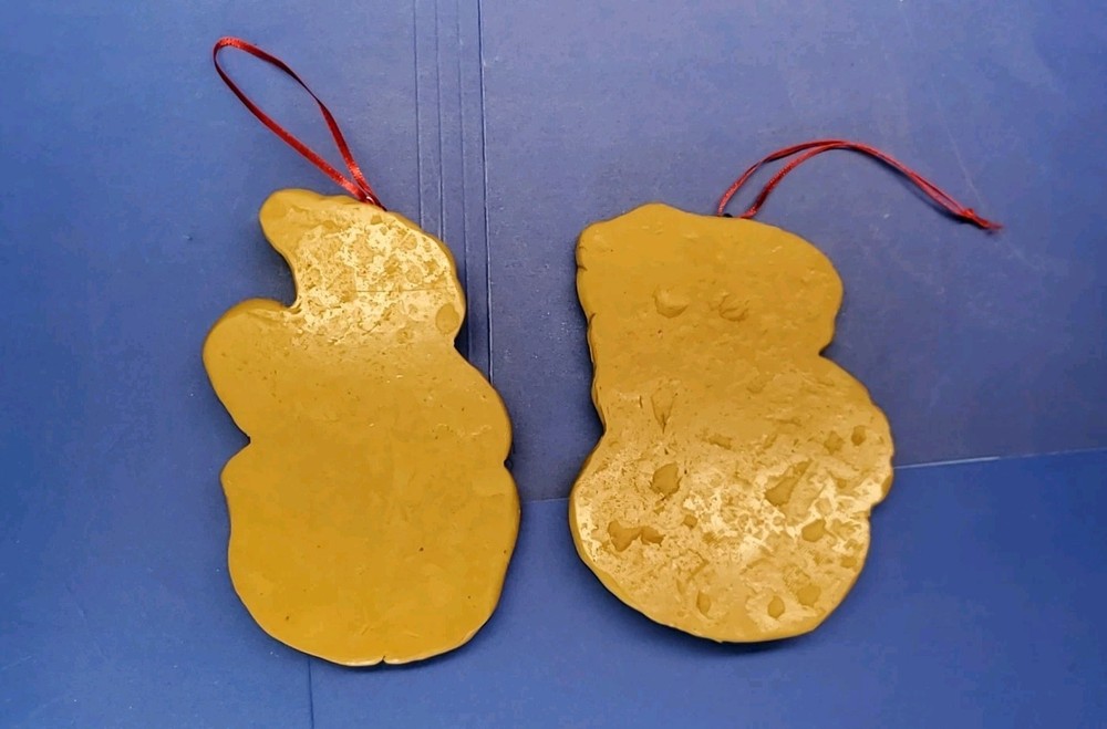 CHRISTMAS TREE ORNAMENTS 2 SNOW MEN