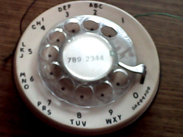 ITT Rotary Phone Dial,For Parts