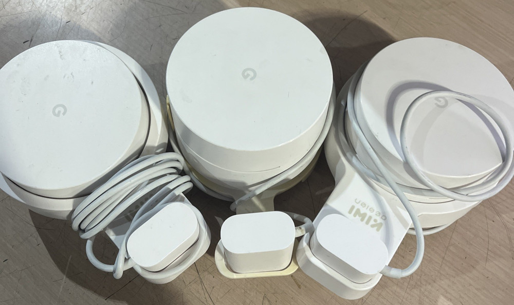 x3 GOOGLE NEST AC1304 DUAL-BAND WIRELESS ROUTER