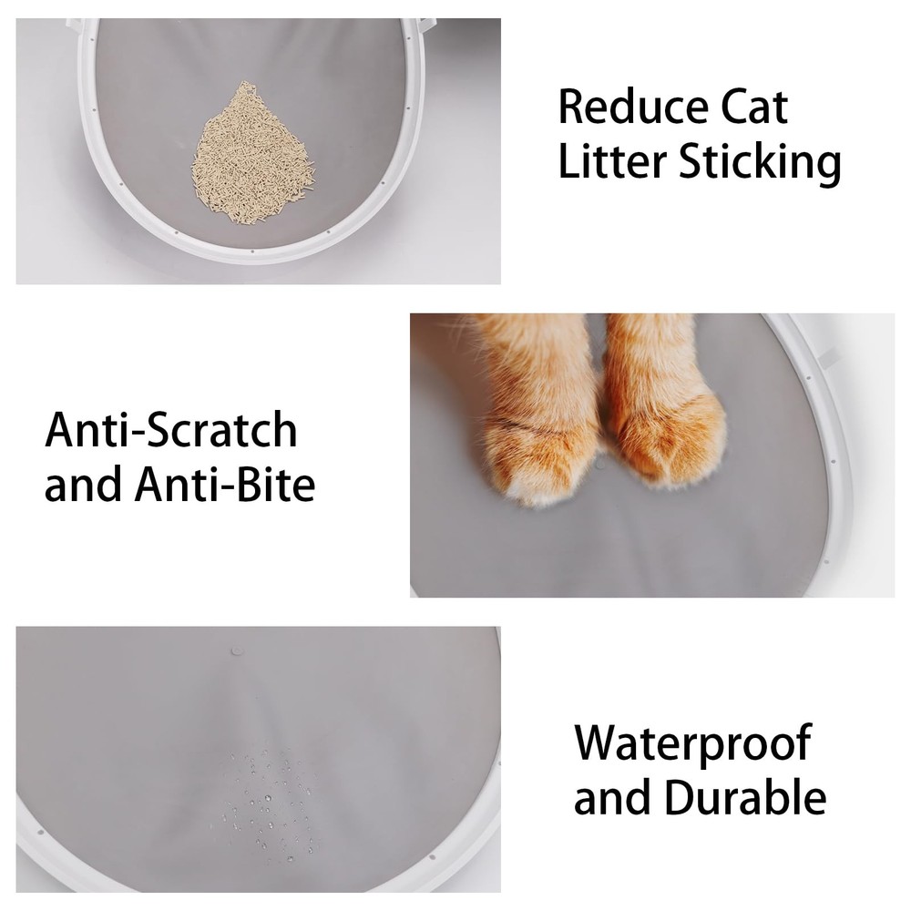 Cat Litter Mat Replacement, Suitable for BCHARYA Automatic Cat Litter Box, Water