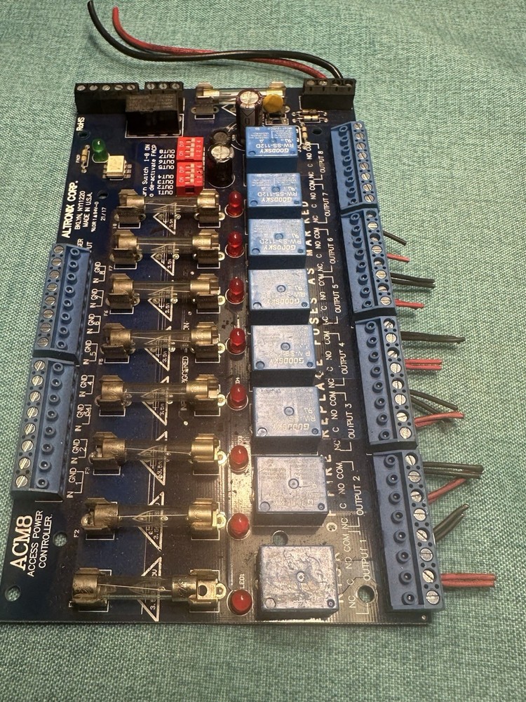 Lot Of 2. ALTRONIX CORP ACM8 ACCESS POWER CONTROLLER