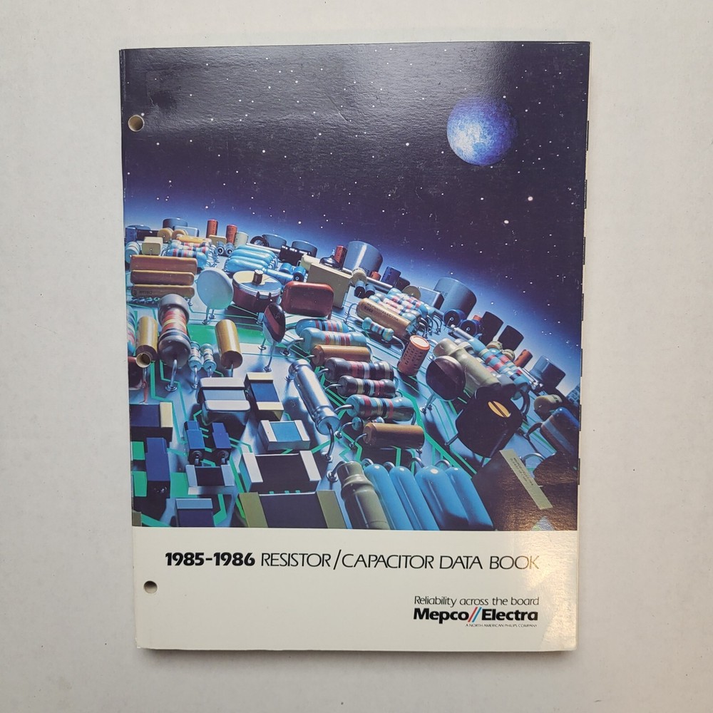 1986 Mepco Electra Resistor Capacitor Data Book 80s