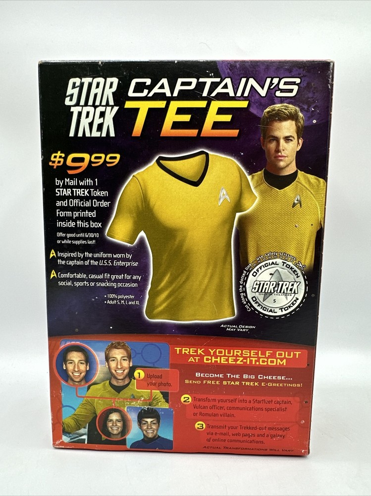 CHEEZ-IT Box Star Trek Captain’s Tee Offer 2009