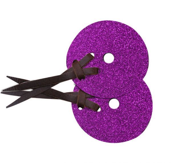 BIT GUARDS 3" Wide GLITTLER Leather