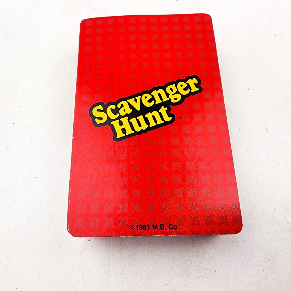 Vintage Scavenger Hunt game 1983 Card Deck Replacement Parts