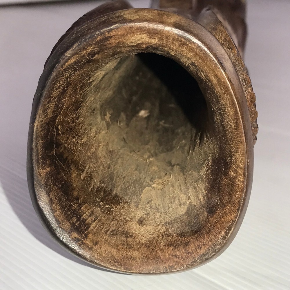 Vintage Wooden Dragon Drum 49 cm