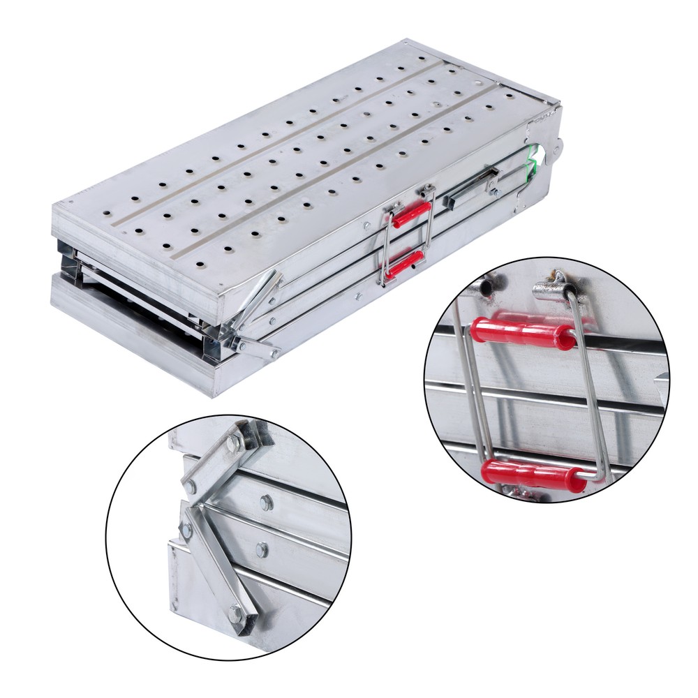 LABLT 1.6m Scaffolding, Adjustable Work Platform Scaffold Tower Ladder Stool