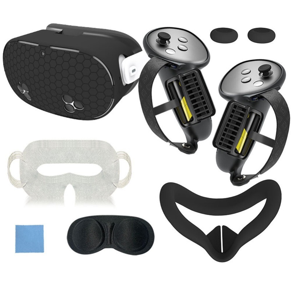 For PROTECTION Set With Flexible Silicone For Meta for QUEST3S Complete