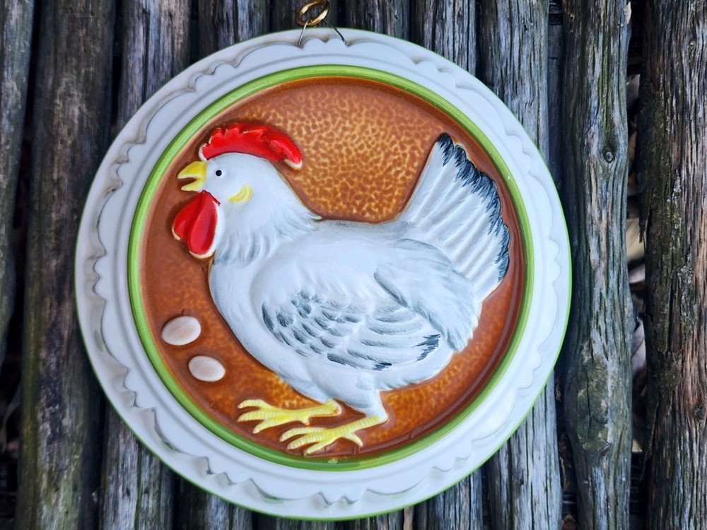 Vintage Japan Decorative Chicken Jello Mold Wall Decor