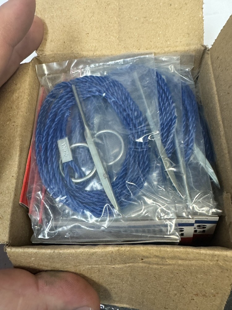 12 Pack ~ Eagle Claw 6' Polyethylene Twisted Fish Stringer Blue 04300-001