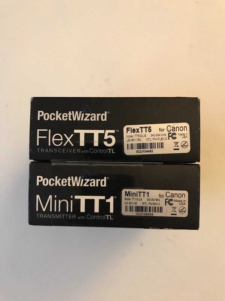 PocketWizard Flex Transceiver TT5 Bundle W/mini TT1 Transmitter for Canon DSLR