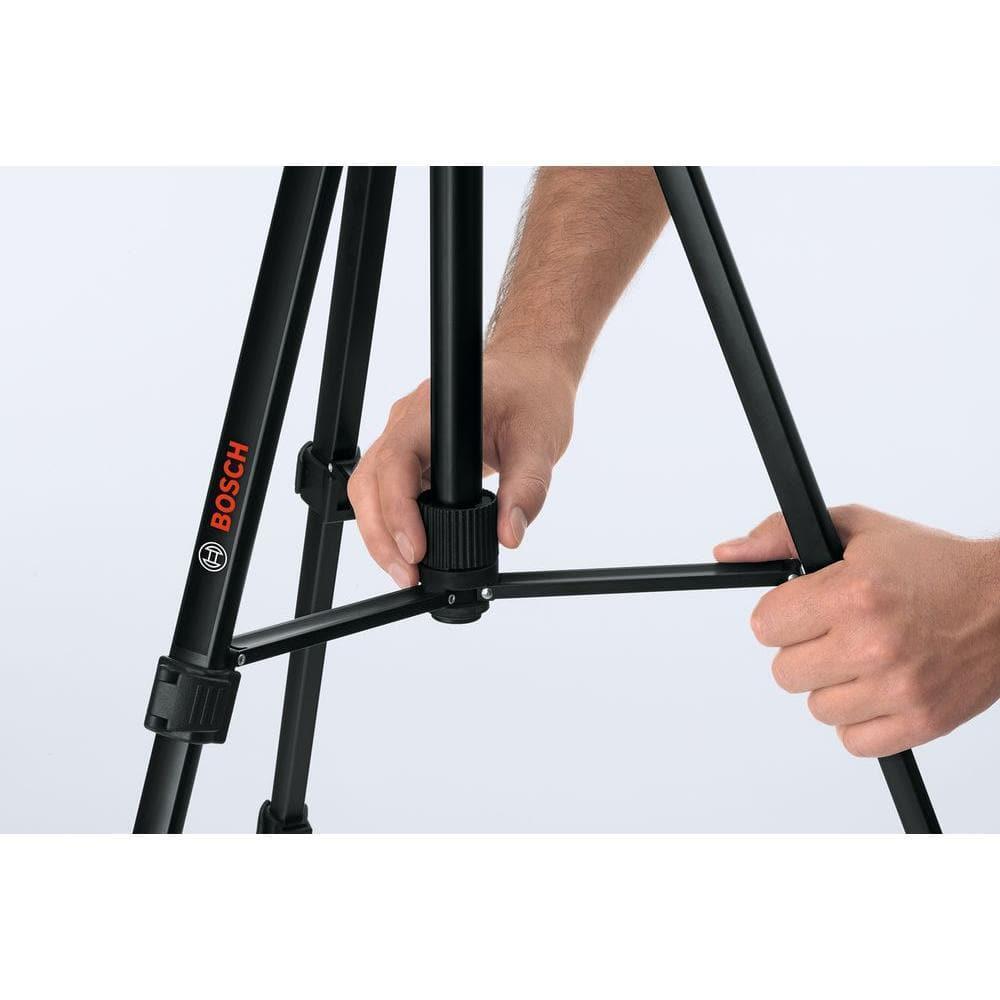 Compact Tripod with Extendable Height for Use with Line Lasers, Point Lasers,