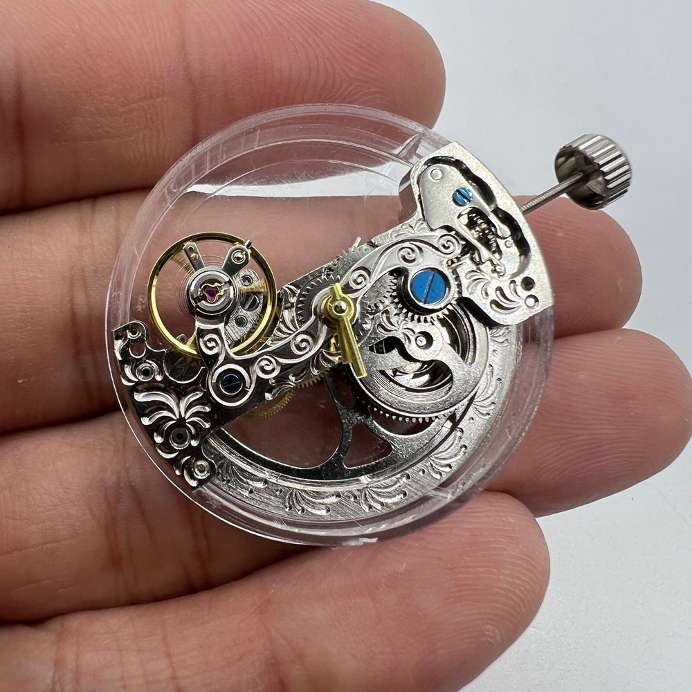 Asian LG0801BS Silver Long Pendulum Wheel Automatic Mechanical Movement