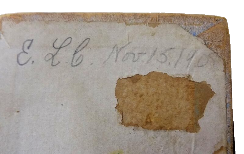 Small Empty Kibbe Brothers Chocolates Box Springfield MA c.1905
