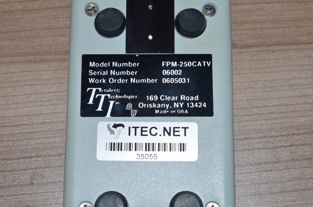 Terahertz Technologies TTI FPM-250 Optical Power Meter