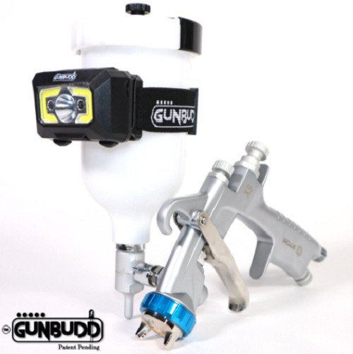 GunBudd LED Spray Gun Light – COB Flashlight Universal Auto Paint Tool