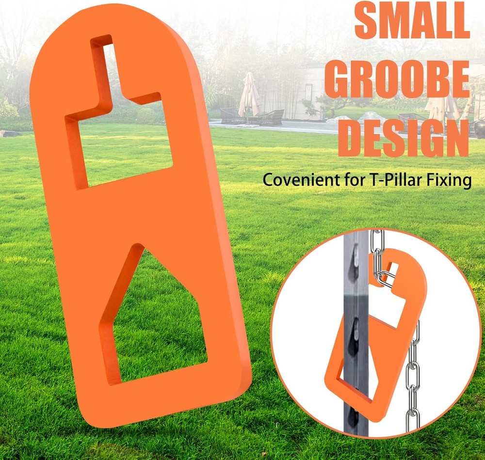 T Post Puller Fence Puller, Farm Equipment Tractor Accessories, orange